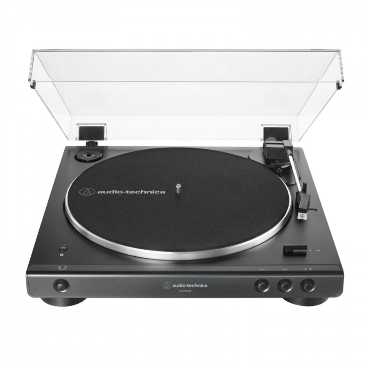 Audio Technica AT-LP60XBT Fully Automatic Bluetooth Wireless Turntable with Roberts Stream 67L All In One Smart Music System Black