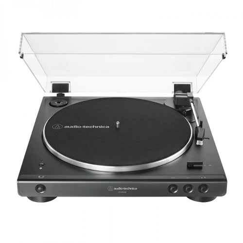 Audio Technica AT-LP60XBT Fully Automatic Bluetooth Wireless Turntable with Roberts Stream 67L All In One Smart Music System Black