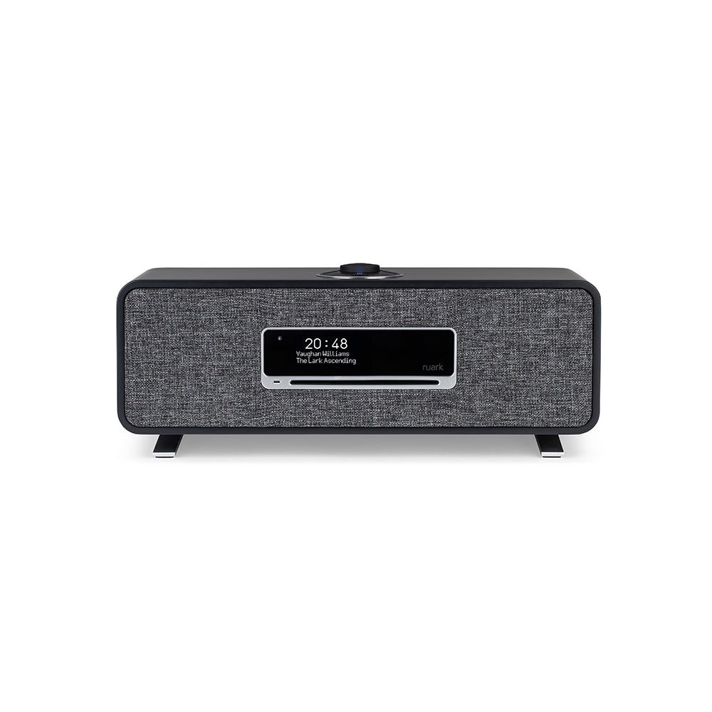 Audio Technica AT-LP70XBT Fully Automatic Bluetooth Wireless Turntable Black and Ruark R3s Music System Charcoal HiFi Package