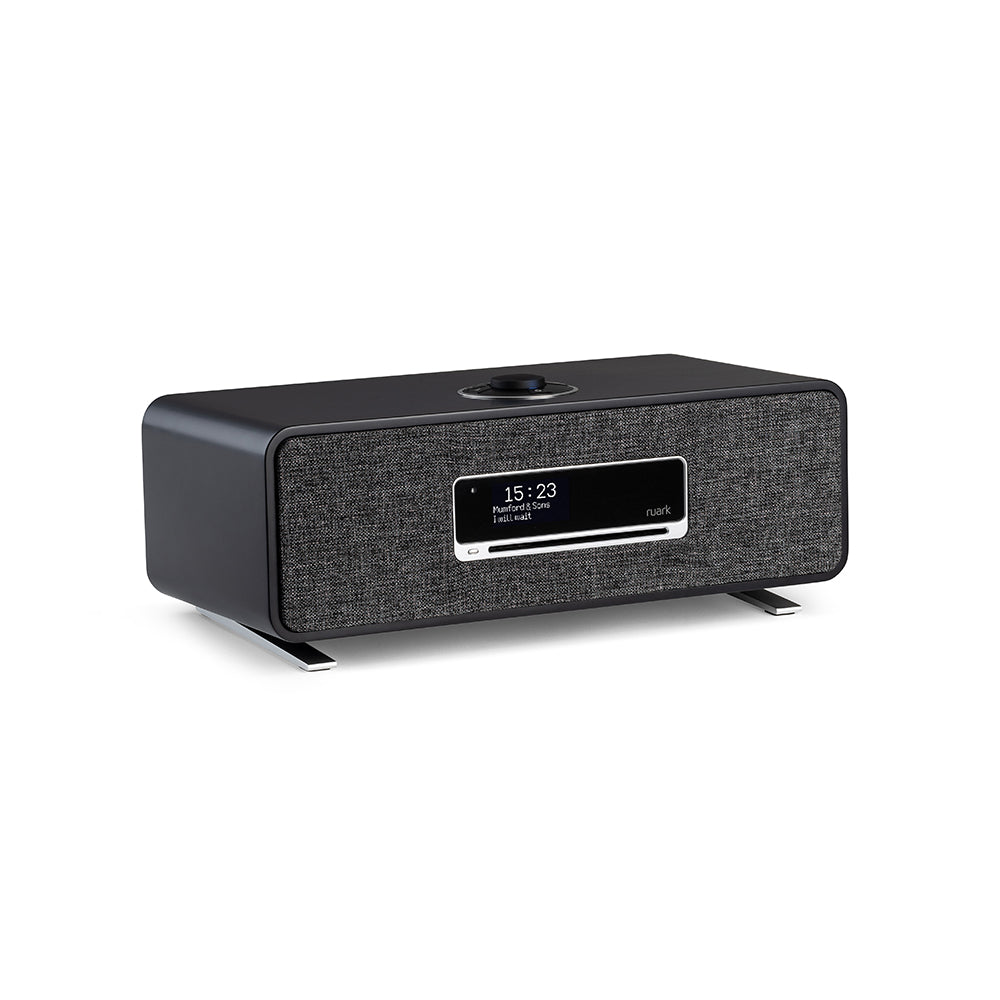Audio Technica AT-LP70XBT Fully Automatic Bluetooth Wireless Turntable Black and Ruark R3s Music System Charcoal HiFi Package