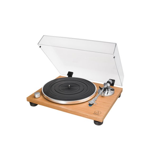 Audio Technica AT-LPW30TK Fully Manual Belt-Drive Wood Base Turntable Teak