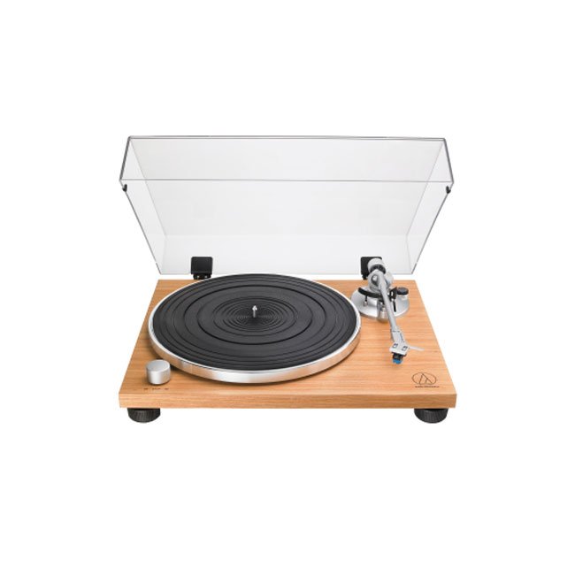 Audio Technica AT-LPW30TK Fully Manual Belt-Drive Wood Base Turntable Teak