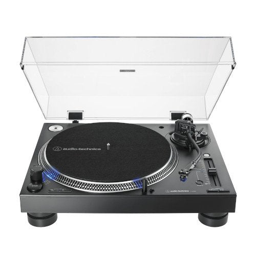 Audio Technica ATLP140XPBKEUK Direct Drive Professional DJ Turntable Black