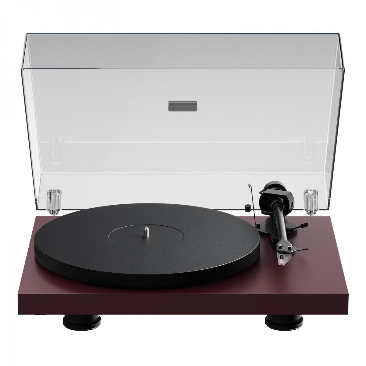 Pro-Ject Colourful Audio System 2 with Debut EVO 2 Turntable MaiA S3 Amplifier and Speaker Box 5 S2 Speakers - Satin Wine Red