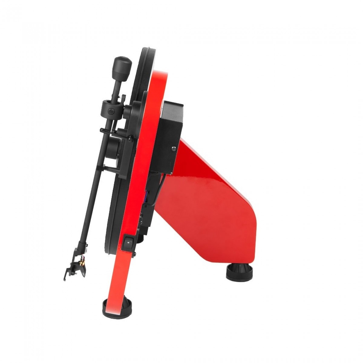 Pro-Ject VT-E BT R Wireless Plug & Play Vertical Bluetooth Turntable Red Gloss