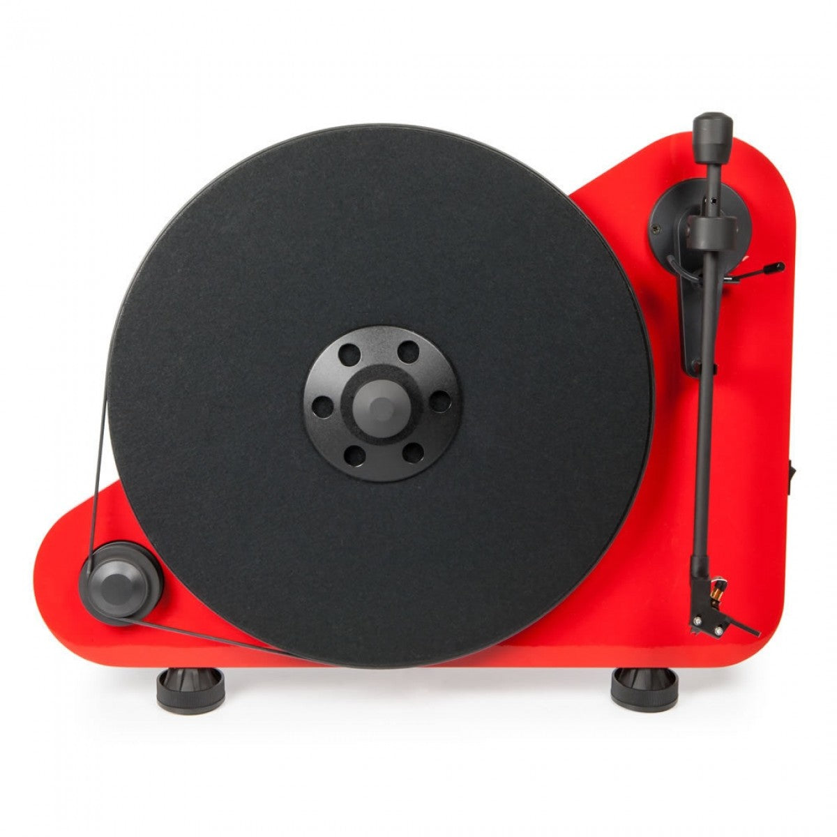 Pro-Ject VT-E BT R Wireless Plug & Play Vertical Bluetooth Turntable Red Gloss