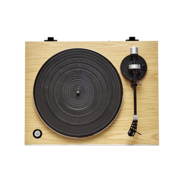 Roberts Stylus Luxe Direct Drive Turntable and Blutune 300L DAB+ BT CD USB Sound System Wood HiFi Package