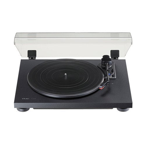TEAC TN-180BT Bluetooth 3-speed Analog Turntable with Phono EQ In Black